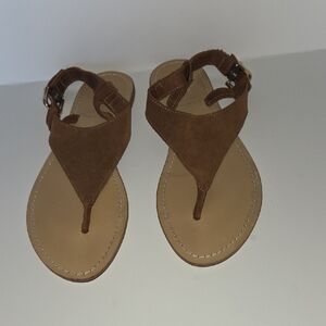 J. Crew Suede Leather Thong Sandals Size 8